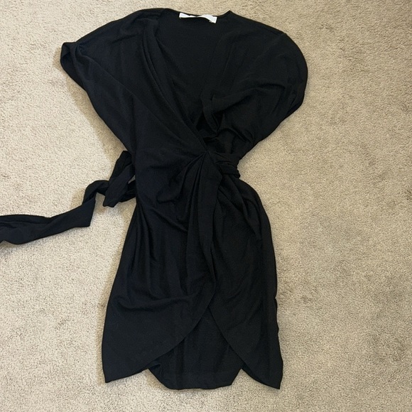 IRO Gidya Black Dress SZ Lg - Picture 4 of 4